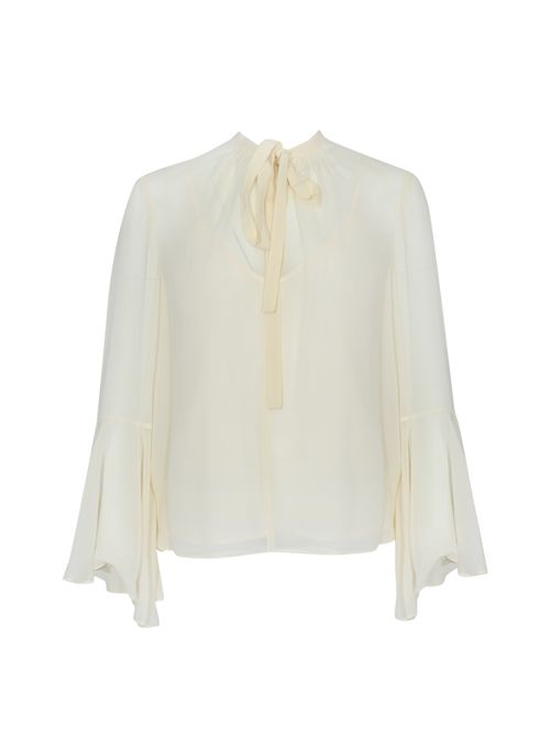 Blusa Cuba in seta Avorio MAX MARA STUDIO | 2526266011600028